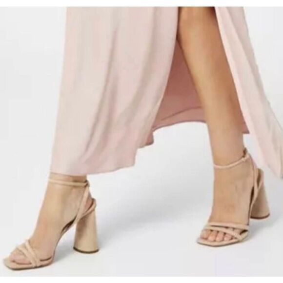 SAM EDELMAN Kia Strappy Tan Leather Sandals Size 8.5M - Picture 2 of 8